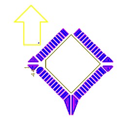 OFP和PLCC型集成塊如采用紅膠工藝過(guò)波峰,需采用斜角45度方式擺放，且每邊的最后一個(gè)引腳均需添加盜錫焊盤(pán)