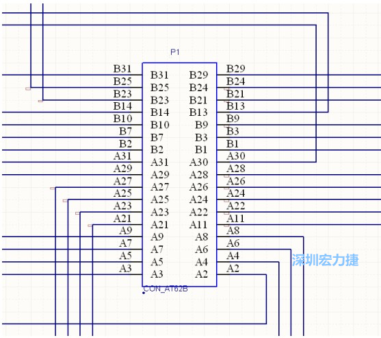 雙擊 1.SchDoc，文件可以被正常打開，下圖是其中的一部分：