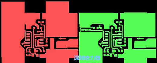 此操作可使文件中大部分的焊盤輸出后仍為焊盤，不會成為線性焊盤，并且不會產生像下圖一樣的短路情況