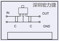 圖3：降壓電路的PCB設(shè)計示例。