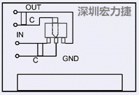 圖3：降壓電路的PCB設(shè)計示例。
