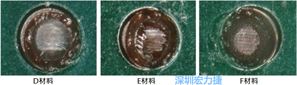 圖14- 冷球拉力試驗(yàn)后，光學(xué)顯微鏡下的失效模式