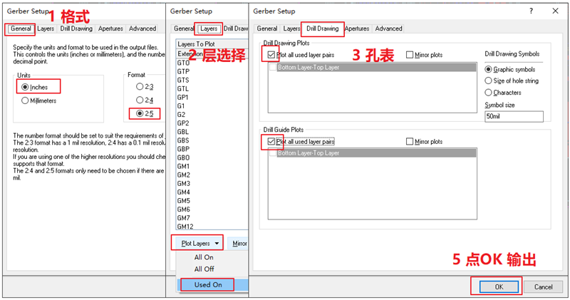 輸出Gerber部分，F(xiàn)ile下選擇 Gerber Files