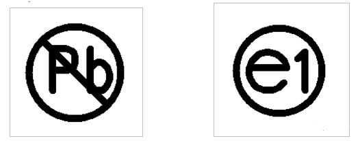 如果PCB板為無(wú)鉛制程，為了與有鉛的PCB區(qū)分開(kāi)來(lái)，通常會(huì)在板上標(biāo)注無(wú)鉛制程符號(hào)